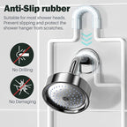 Epicano Shower Caddy Hanging Over Head, White,Stainless Steel - Image 4
