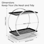 Bathroom Counter Organizer, 2-Tier Perfume Organizer for Dresser - Image 3