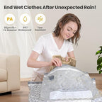18 Pack Vacuum Storage Bags for Travel with Pump,Space Saver for Clothes - Image 3
