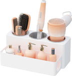Lifewit Hair Tool Organizer Dryer Holder Countertop with 3 Cups, White by Lifewit