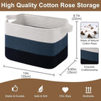 OIASKET Storage Basket for Organizing 3 Pack, Woven Baskets for Storage - Image 2