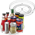 Optish 2 Pack Large Lazy Susan Organizer for Cabinet, Non-Skid, 10.7" by Optish