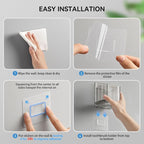 3 Slots Detachable Toothbrush Holders Wall Mounted for Bathrooms - Image 6