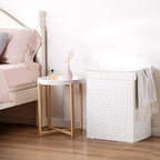 YOUDENOVA Handwoven Laundry Basket Hamper with Removable Liner Bag and Lid - Image 7