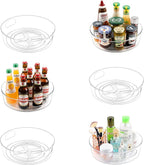 Guzon 6 Pack Lazy Susan Turntable, 11.5" Rotating Organizer with Handles by Guzon