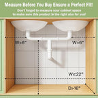 Under Sink Organizer, 2-Pack 3-Tier Pull Out Cabinet Organizers and Storage - Image 2