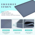 URMONA Waterproof Silicone Under Sink Mat 34'' x 22'' Shelf Liner for Kitchen and Bathroom, Cabinet and Counter Protector, Storage and Organizers, Litter Mat, Pet Cat Puppy Essentials(Khaki) - Image 3