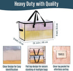VENO Moving Bags, Storage Bags, Wide Open Top, Clear, 8 Pack - Image 4
