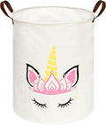 MAIZMZ Baby Waterproof Storage Basket Kids Hamper Nursery Bins Organizer Gift Toy Box Laundry Basket for Women Large Canvas Collapsible Chest for Home/Dorm/Office/Room Decor by Unknown