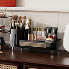 Booklov Rotating Makeup Organizer for Vanity Countertop, Black - Image 4