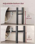 VASAGLE 3-Tier Over the Toilet Storage, Adjustable Shelves, Basket, 63''H - Image 5