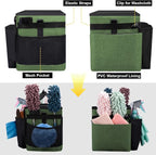 Wearable Large Cleaning Caddy Bag for Housekeepers (Green) - Image 5