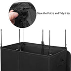 WOWLIVE 180L Double Laundry Hamper 2 Section with Lid and Removable Bags - Image 7