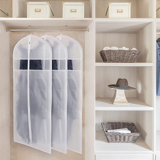 Zilink Dress Bags for Gowns Long Garment Bags for Long Dresses 72 in, 4Pack - Image 3