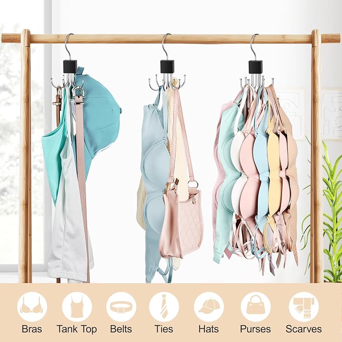 2 Pack Tank Top Hanger, Bra Hanger for Closet Organizer Max 36 Capacity - Image 6