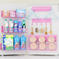 DTUQYX 6 Pack Magnetic Shelves for Washing Machine, Magnetic Spice Rack Organizer for Refrigerator, Magnetic Shelf with Hanger Organizer, Metal Magnetic Basket, Laundry Organization and Storage, Pink by DTUQYX