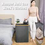 Hampers for Laundry Basket with Lid, 145L Large Laundry Hamper 3 Section - Image 7