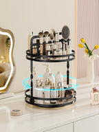 Rotating Makeup Vanity Organizer, 360 Spinning Perfume Organizer - Image 2
