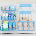 DTUQYX 6-Pack Magnetic Shelves for Washing Machine & Refrigerator, Heavy-Duty Laundry Organizer with Hanger Holder & Deep Baskets, Metal Storage System for Laundry Room (Blue) by DTUQYX