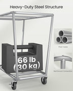 SONGMICS 2-Section Laundry Basket with Wheels, 50.2 Gallons (190 L) Hamper - Image 4