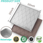 SIKADEER Waterproof Under Sink Mat 22" x 22" Silicone Mat Cabinet Protector - Image 3