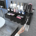 iHave Toothbrush Holders Wall Mounted with Toothpaste Dispenser & 4 Cups by ihave