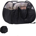 Collapsible Laundry Basket, 90L Tear Proof Mesh Pop-up Hamper by HEDONLEE