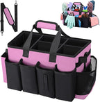 Wearable Large Cleaning Caddy Bag for Housekeepers (Pink) by wigojoy