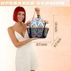 Mesh Shower Caddy Portable - 9 Pockets for College Dorm Room Essential - Image 3