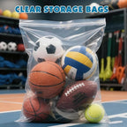 60 Pack Large 5 Gallon Storage Bags with Zipper Top, 18 x 24in Zipper Bags - Image 7