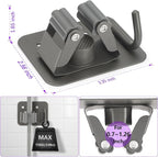 Broom Holder Wall Mount Rack, 304 Stainless Steel Mop and Tool Organizer - Image 2