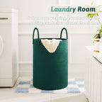 Artfeel Laundry Basket,Woven Cotton Rope Laundry Hamper,60L for Decorative Storage of Dirty Clothes,Toys and Blankets in Bathroom,Baby Room and Living Room - Image 5