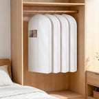 43 Inch Cotton Garment Bag for Hanging Clothes, 3 Pack Suit Bag - Image 3