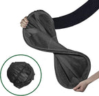 Mesh Pop Up Laundry Hamper, Collapsible Laundry Basket with Side Pocket, Dirty Clothes Mesh Basket Foldable for Cruise, Travel, Camping (Black - 1 Pack) - Image 6