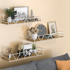 Floating Shelves Set of 3, Wood Wall Shelf, Farmhouse Shelf for Bedroom - Image 2