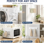 Magnetic Hanger Organizer for Washing Machine & Closet Laundry Room, Hanger Storage Rack Stacker - Image 7