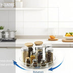 2 Pack Lazy Susan 9.25" Turntable Rotating Spin Organizer Storage - Image 3