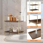 FSyueyun 2-Tier Bathroom Countertop Organizer, Makeup Organizer for Vanity - Image 3