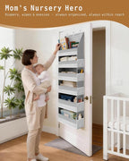 KMSCO Over The Door Organizer 6 Large +13 Mesh Side Pockets - Image 9