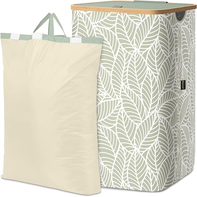 BALEINE 70L Laundry Hamper with Lid, Large Laundry Basket Bin by BALEINE