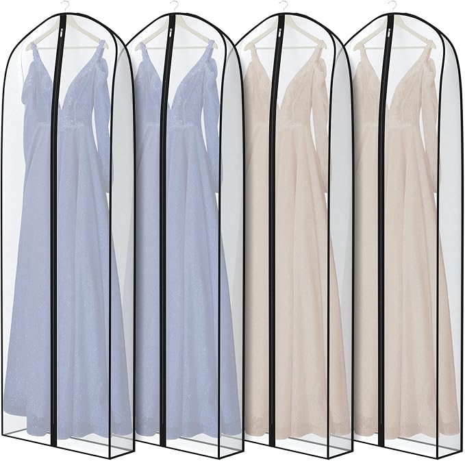 Zilink Breathable Dress Bags for Gowns Long Wedding Dress Storage Bags 72in by Zilink
