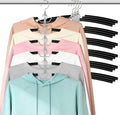 6 Layer Space Saving Shirt Hangers Multi Coat Hangers 4 Pack by Lomrsiul