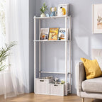 AmazerBath Bamboo Over The Toilet Storage Shelf, 2-Tier Over Toilet Bathroom Organizer Rack, Bathroom Shelves Over Toilet Space Saver, White - Image 6