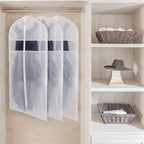 Zilink Clear Suit Coat Bag for Storage Dress Bags for Hanging Clothes 50 in - Image 3