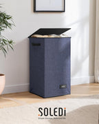 SOLEDI 90L Laundry Hamper with Lid, Large Collapsible Laundry Basket - Image 8