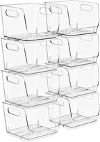 Sorbus Clear Pantry Organizer with Stackable Storage Bins, Open Front by Sorbus