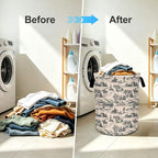 Western Horse Laundry Basket Foldable Oxford Laundry Hamper With Handle For Room Bathroom Bedroom - Image 6