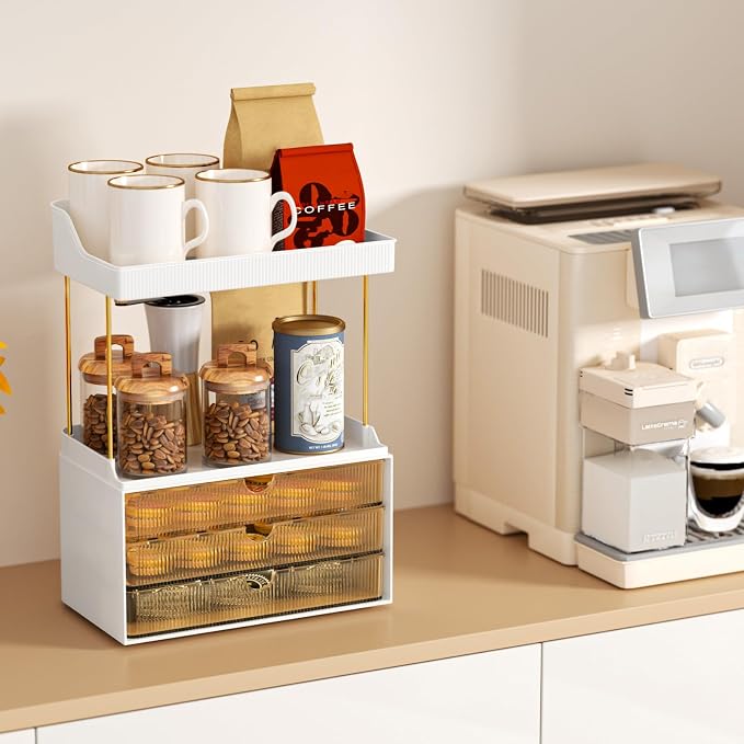 StorBin Arcylic 5-Tier Makeup & Skincare Organizer for Vanity, Bath, 2 Sets - Image 3