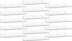 Qukaka Floating Shelves for Wall Decor, 15" Extra Clear Wall Shelves for Bedroom, Living Room, Kitchen, Bathroom Decor, Nail Polish/Book/Decoration/Makeup/Perfume Organizer Floating Shelf-16Pack by QukakaHomeCare