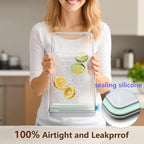 Melovom 4 Pcs Large Pop Airtight Food Storage Containers Set with Lids, 4.2Qt/4L Food Containers with Scoop, Kitchen Pantry Organization and Storage, BPA Free Stackable Cereal Container (4 * 4.2Qt) - Image 4